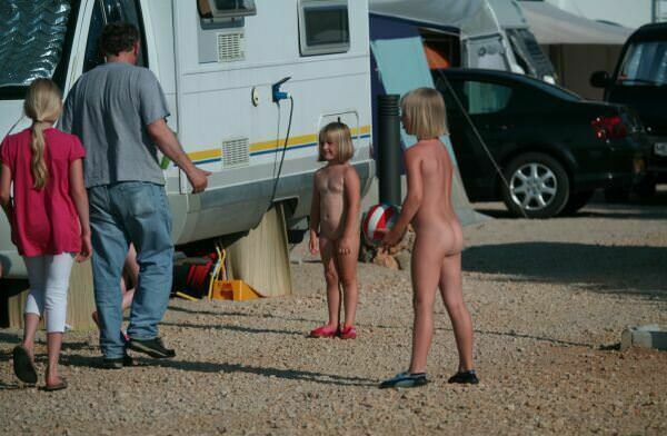 The cottage city where families of nudists have a rest The cottage city where families of nudists have a rest